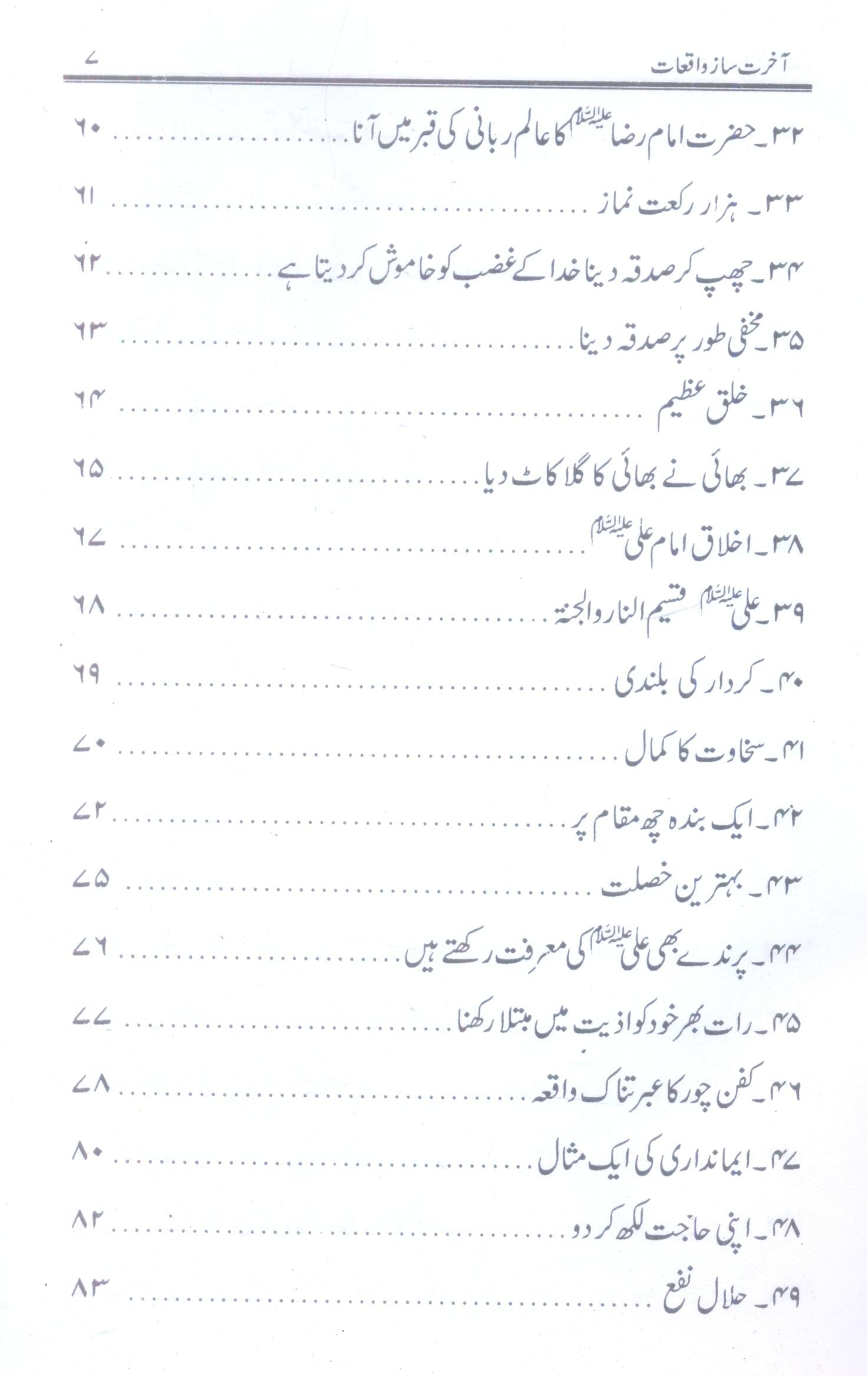 Akhirat Saz Waqiaat | آخرت ساز واقعات