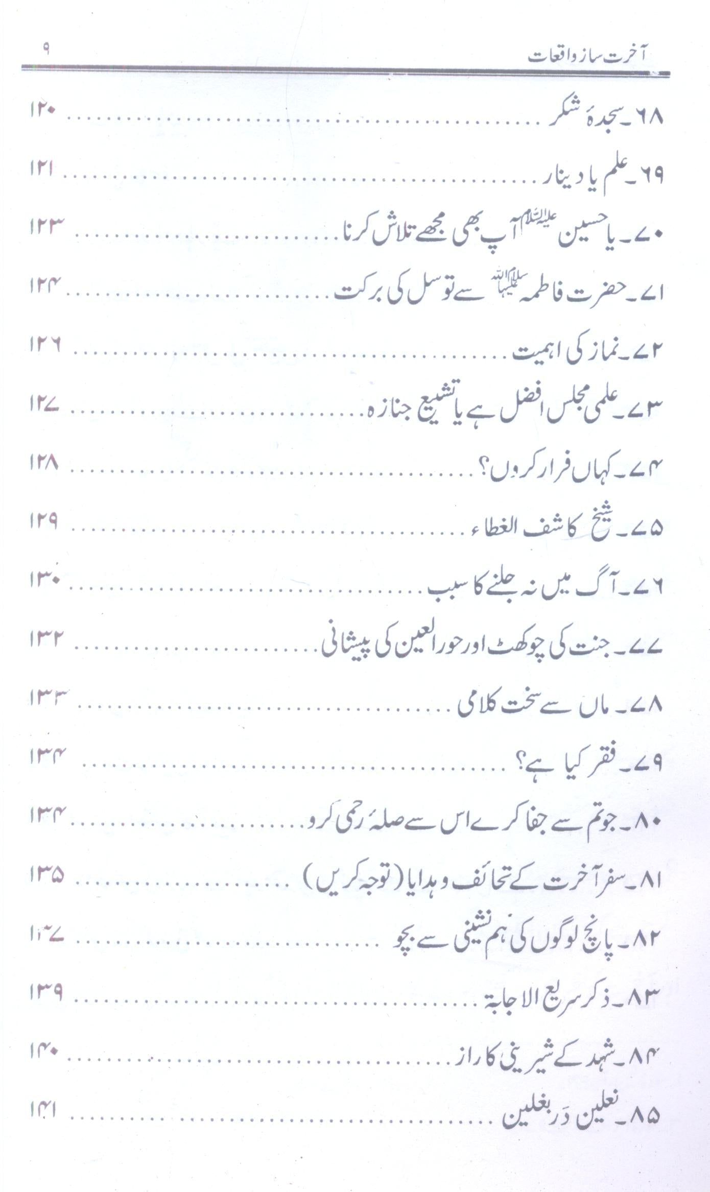 Akhirat Saz Waqiaat | آخرت ساز واقعات