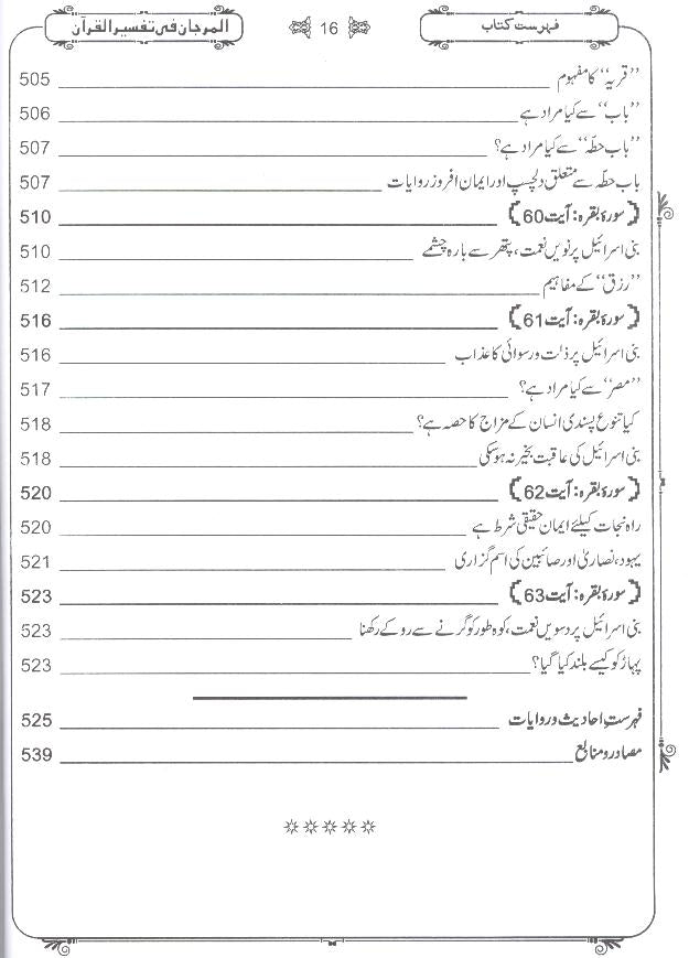 Al Marjaan fi Tafseer al Quran | المرجان تفسیر 2 جلدیں