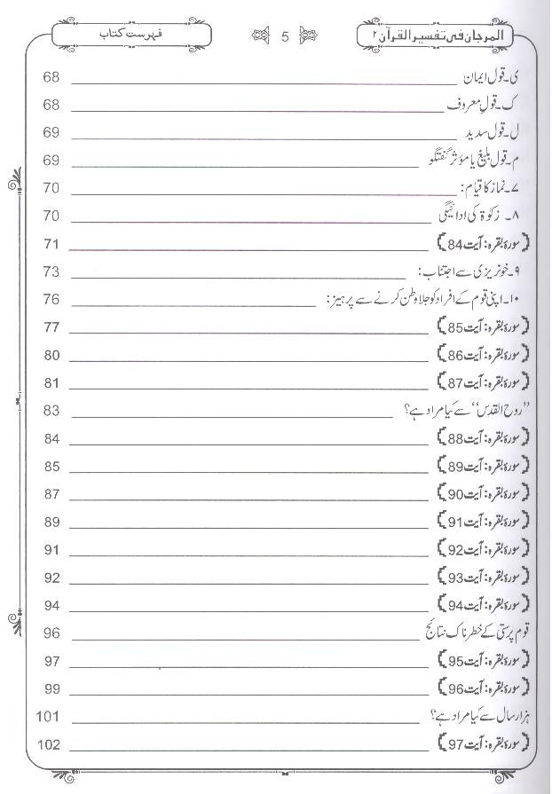 Al Marjaan fi Tafseer al Quran | المرجان تفسیر 2 جلدیں
