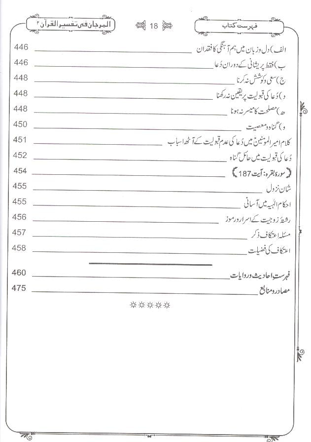 Al Marjaan fi Tafseer al Quran | المرجان تفسیر 2 جلدیں
