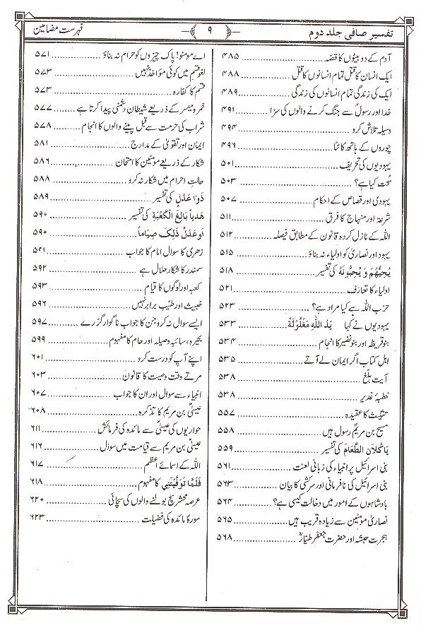 Tafseer e Safi Part 2 | 2تفسیر صافی