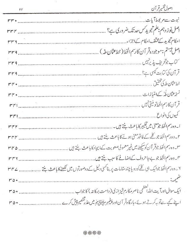 Usool e Tafseer e Quran | اصول تفسیر قرآن