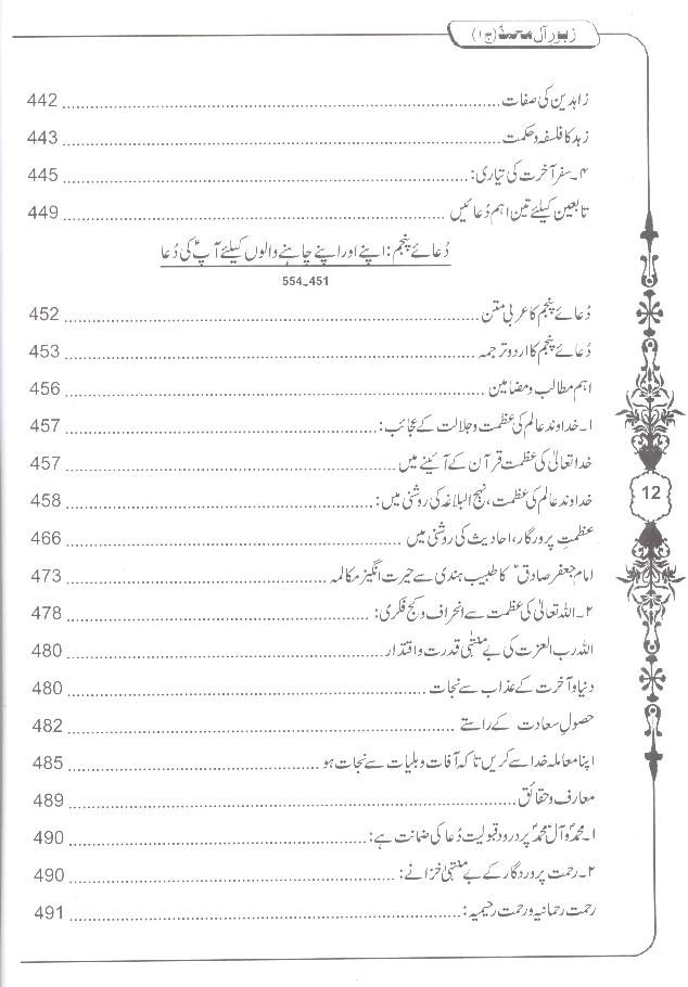 Zaboor e Aal e Muhammad as Sharah Sahifa e Sajjadia 3 Books | زبور آل محمد 3 جلدیں