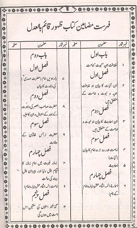 Zahoor e Qaim bil Adal | ظہور قائم بالعدل