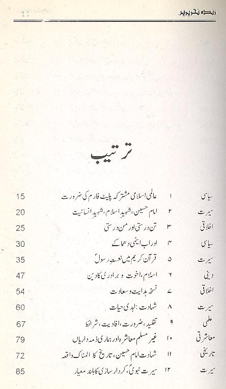 Zinda Tehreerain | زندہ تحریریں