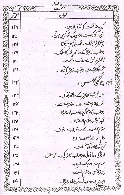 Zindagani Hazrat Fatima sa | زندگانی حضرت فاطمہ ع