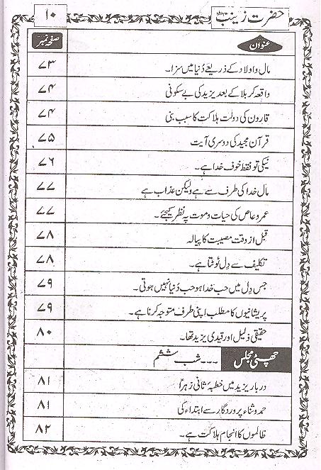 Zindagani e Hazrat Zainab sa |  زندگانی حضرت زینب ع